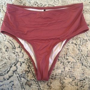 High waisted bikini bottoms